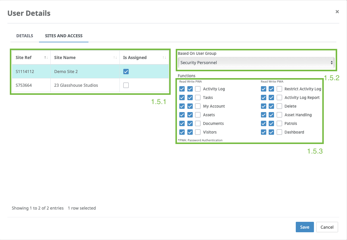 User Administration Support – Verifi Eidos